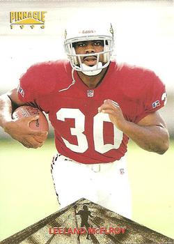 Leeland McElroy Arizona Cardinals 1996 Pinnacle NFL Rookie card #155